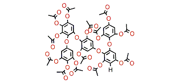 Pentafuhalol B tridecaacetate